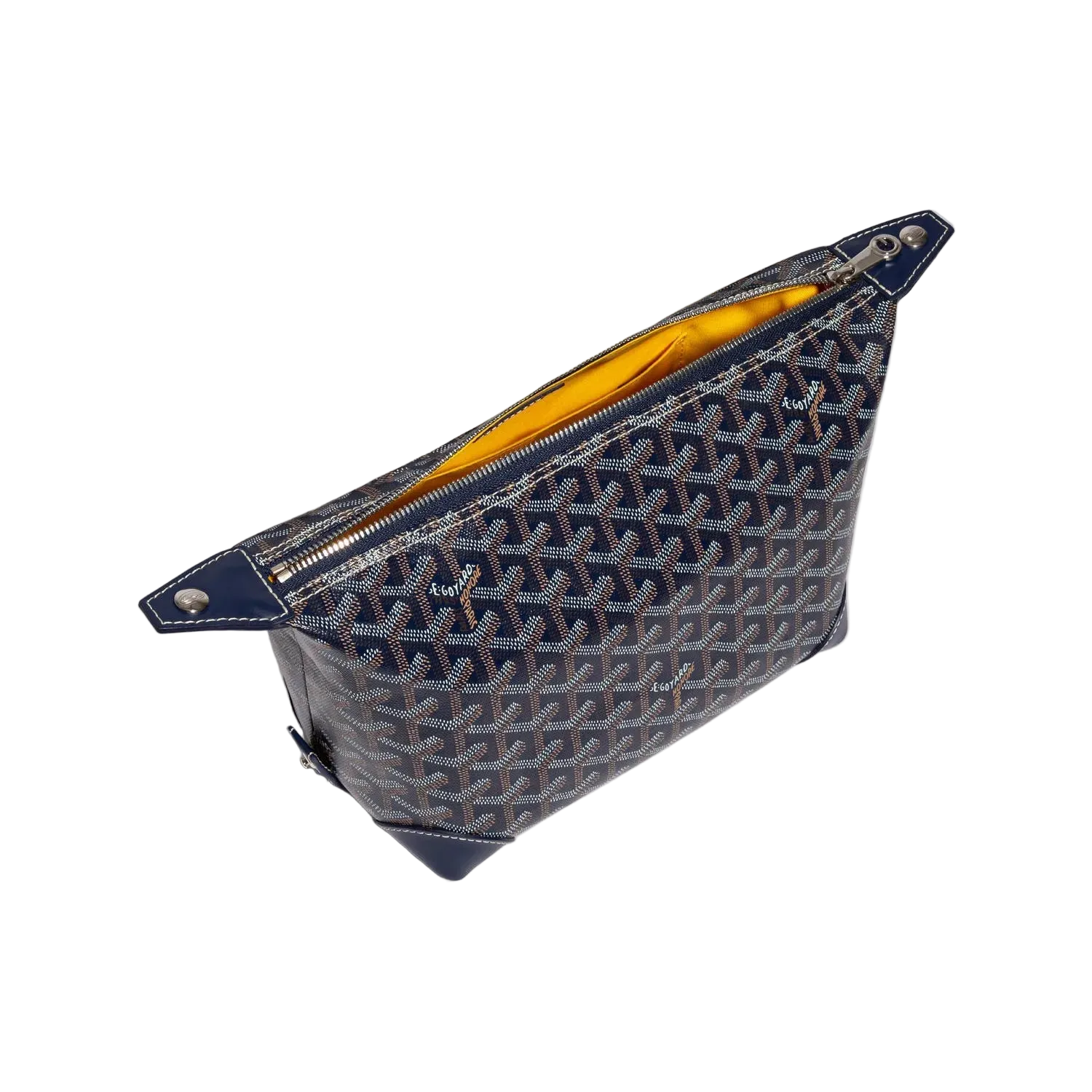 Goyard toiletry bag navy blue