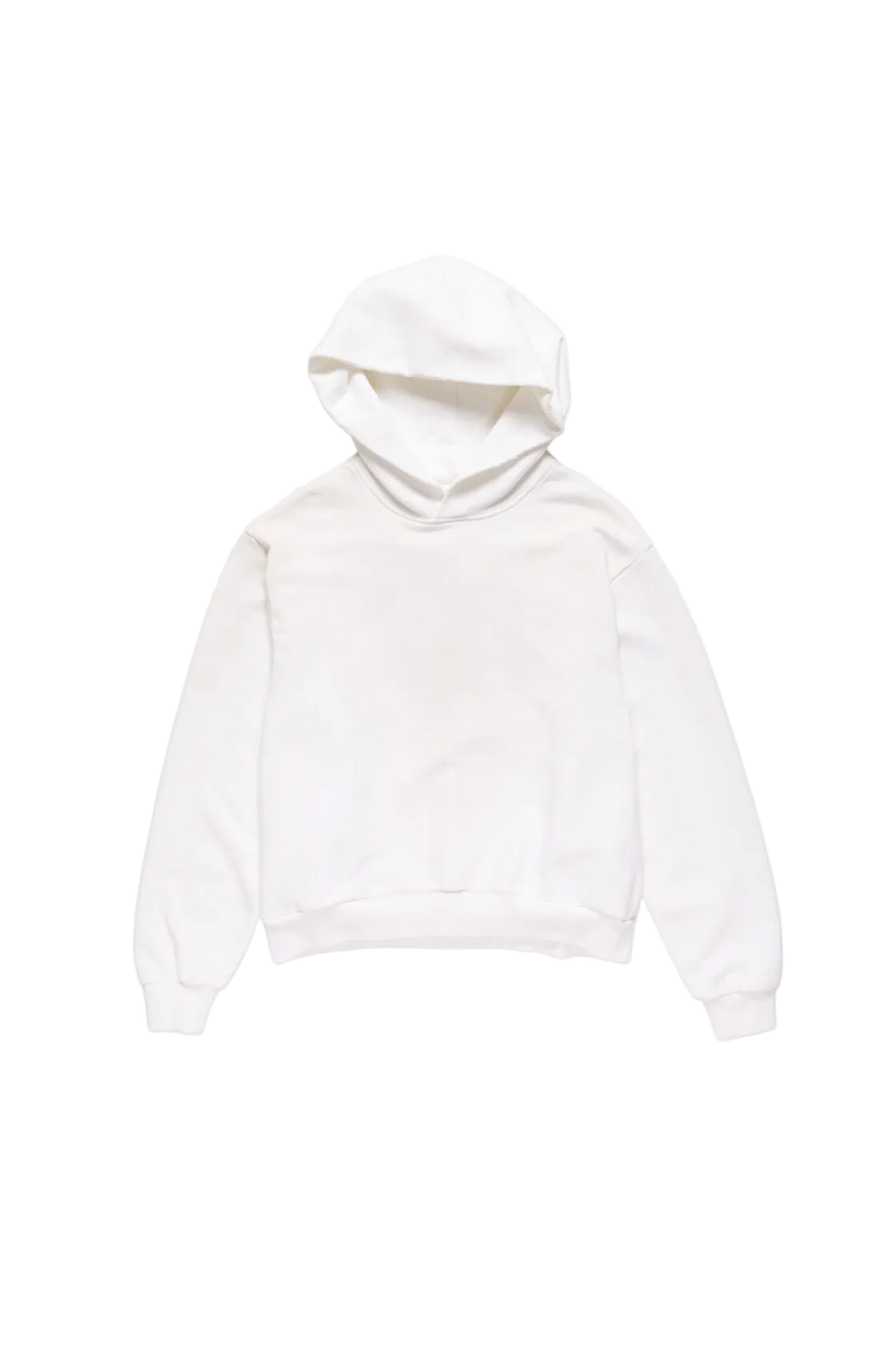 White hoodie on a white background