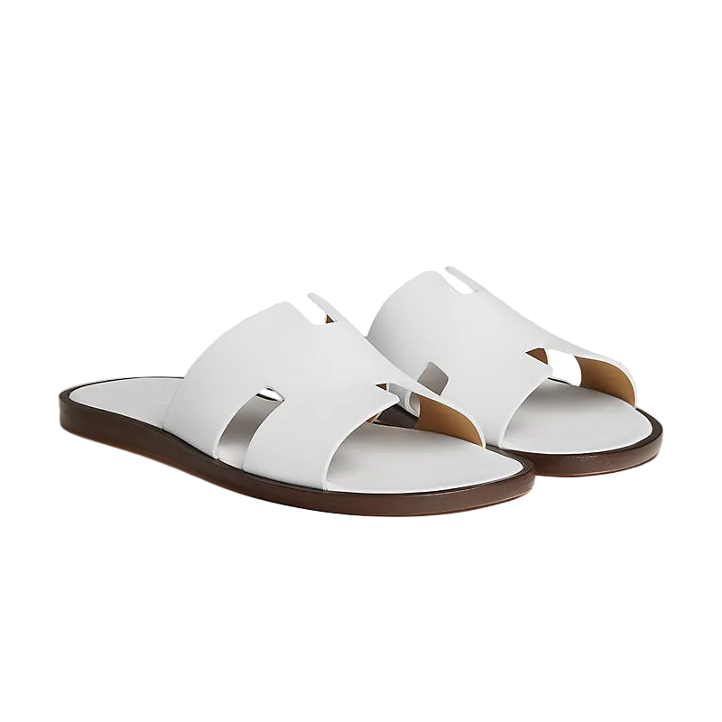 Hermes slides white